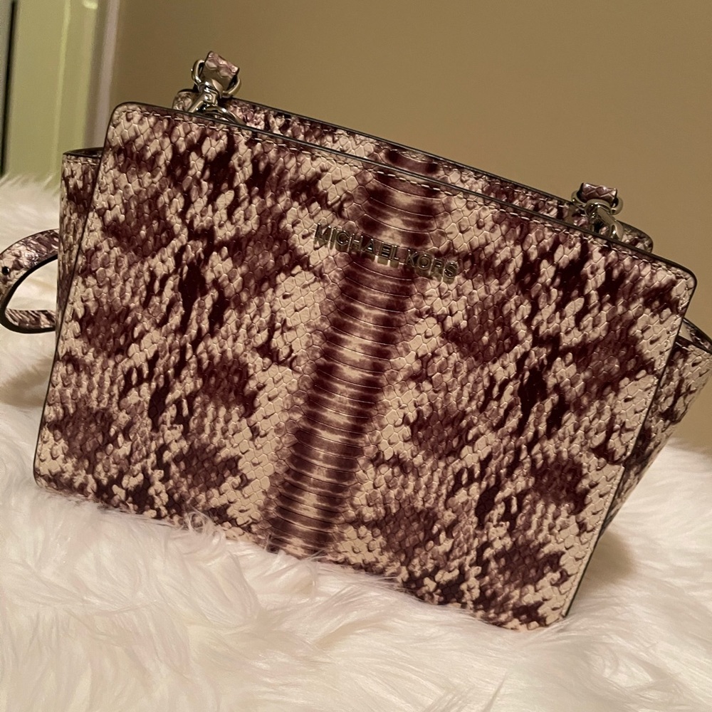 Michael Michael Kors leather snake skin
